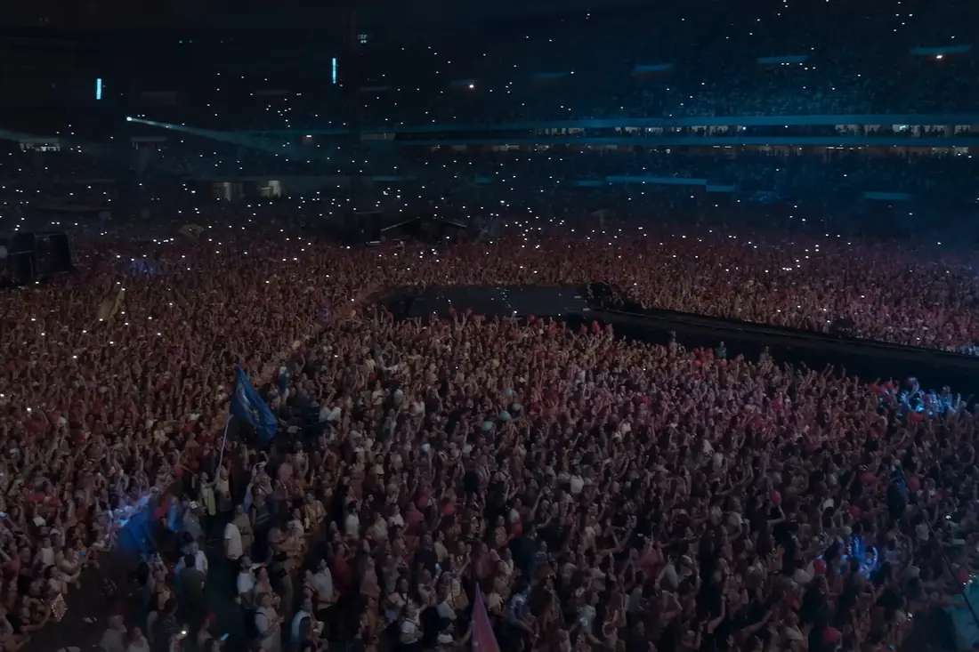 El Estadio La Cartuja lleno la noche del récord, en junio de 2022.
