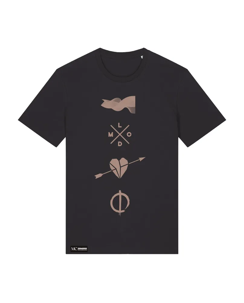 Camiseta Unisex "Salvaje desde la Raíz" Negra